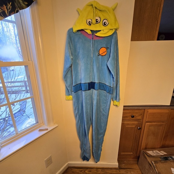 Disney Other - Disney Pixar Toy Story Alien Union Suit Costume Adult Small Measurements In Desc